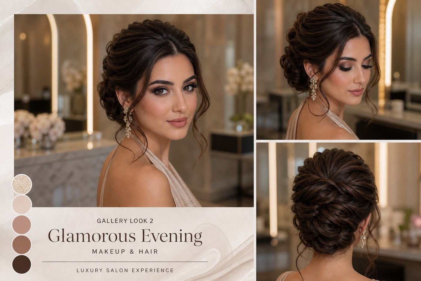 Makeup looks for events and evenings